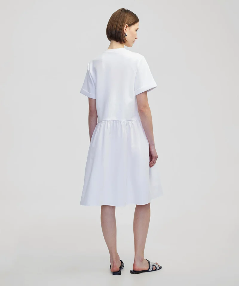 Asymmetric Gathered Dress