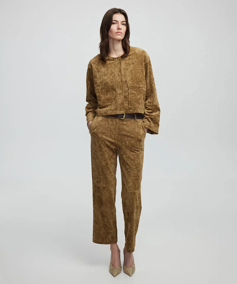 Faux Suede Jacket