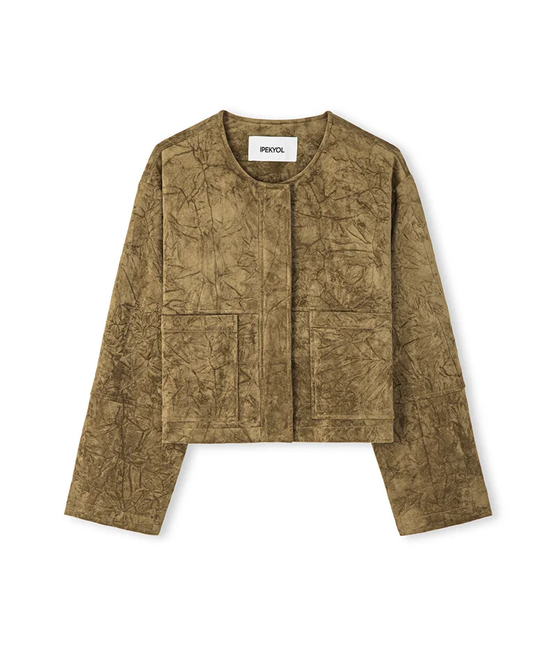 Faux Suede Jacket