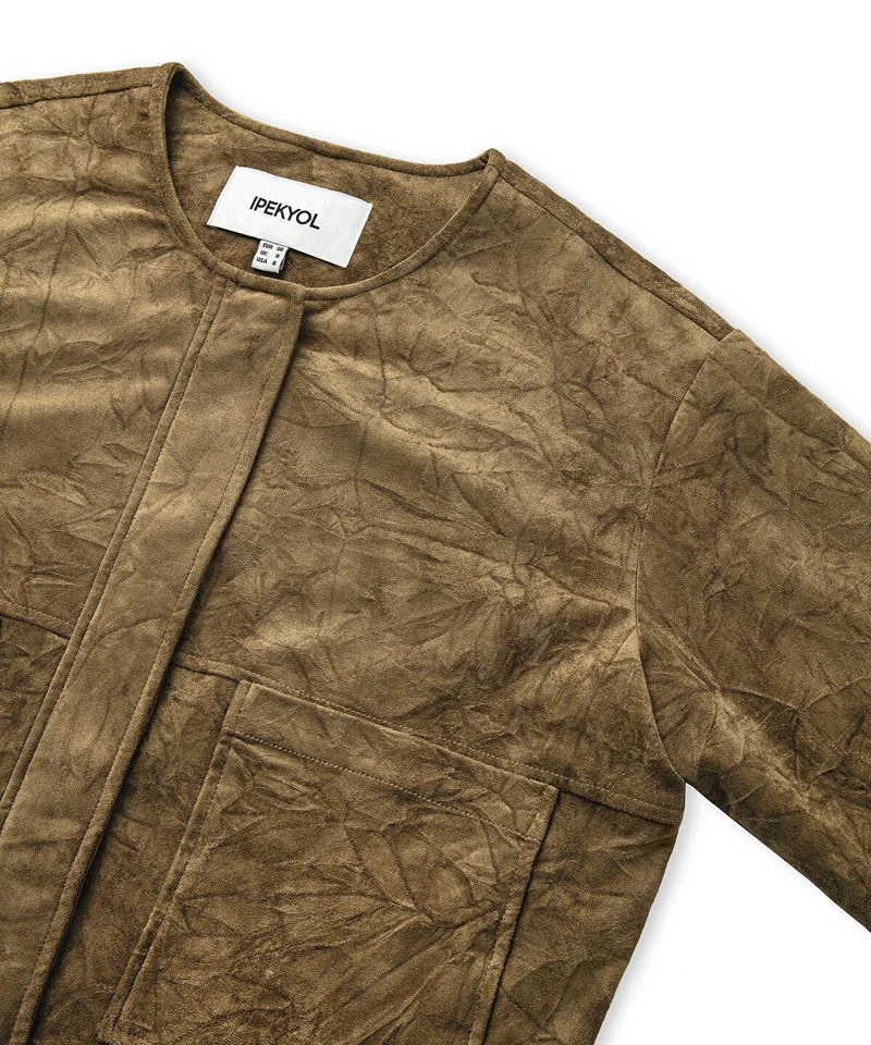 Faux Suede Jacket