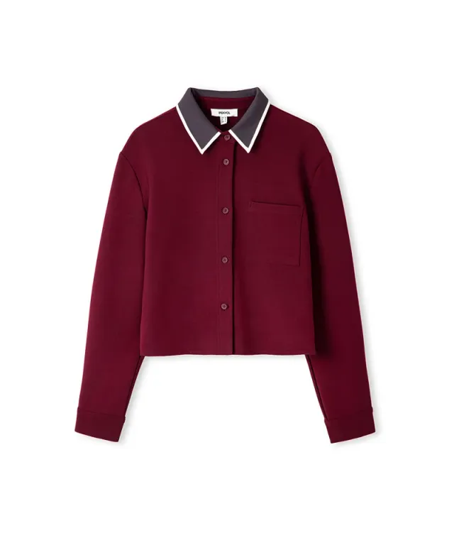 Contrast Collar Shirt – image 5