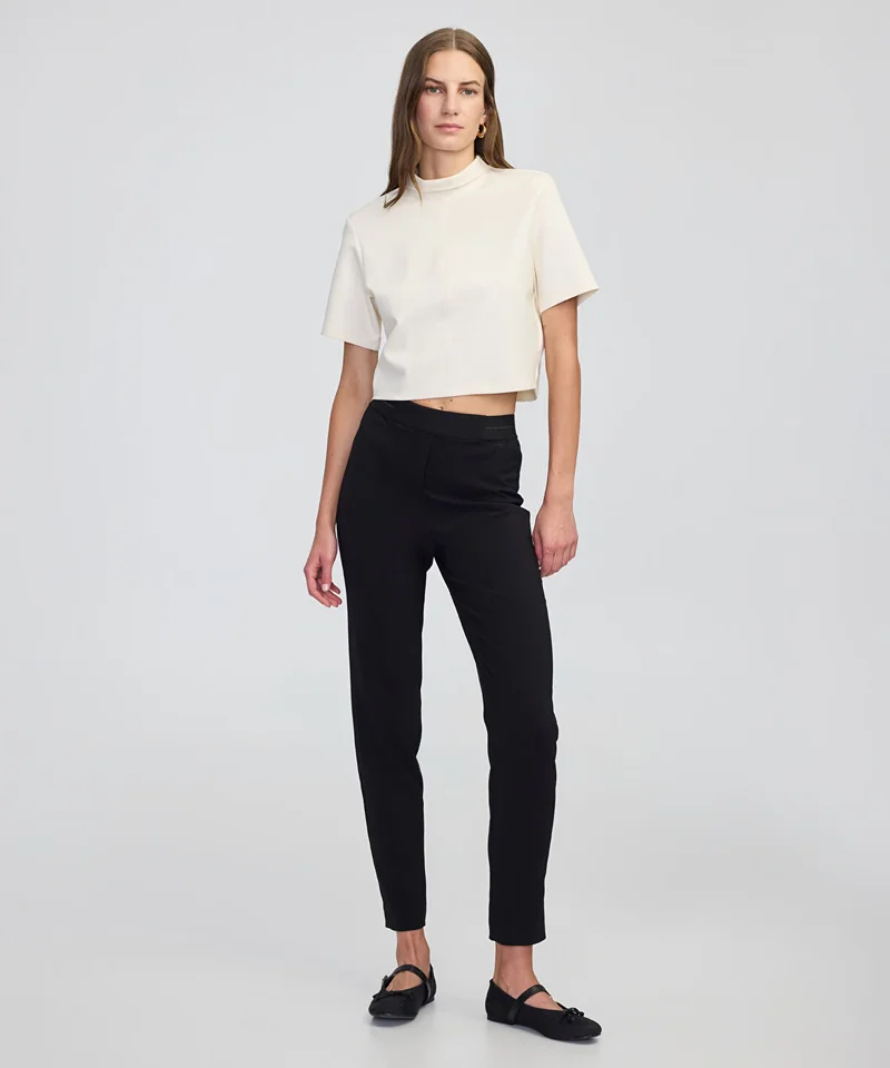 Skinny Trousers with Elastic Waist