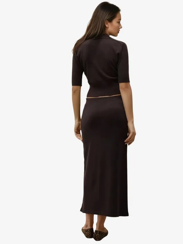Textured Turtleneck Crop Sweater – image 5
