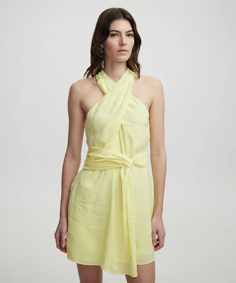 Halter Neck Mini Dress