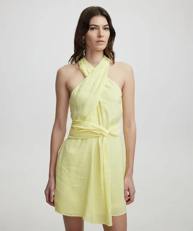 Halter Neck Mini Dress