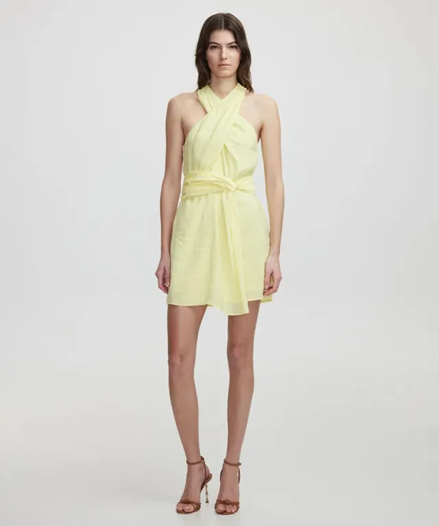 Halter Neck Mini Dress – image 2