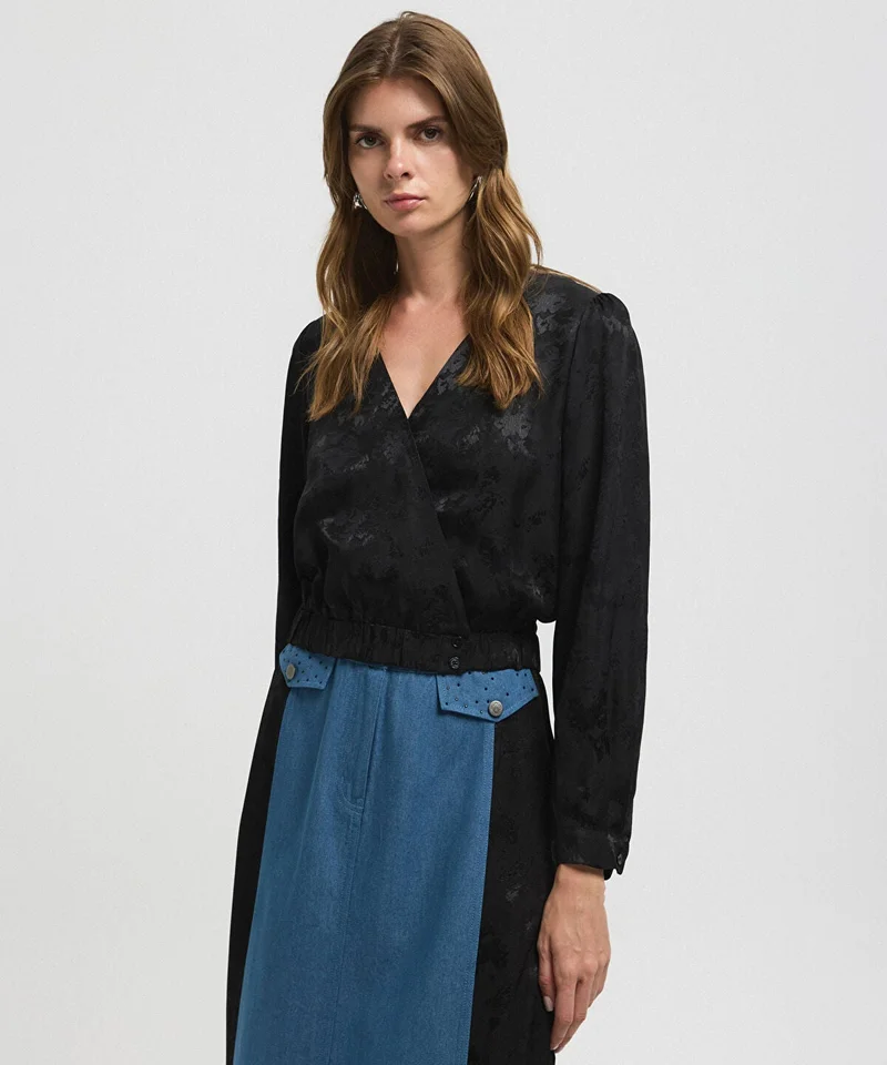 Jacquard Blouse