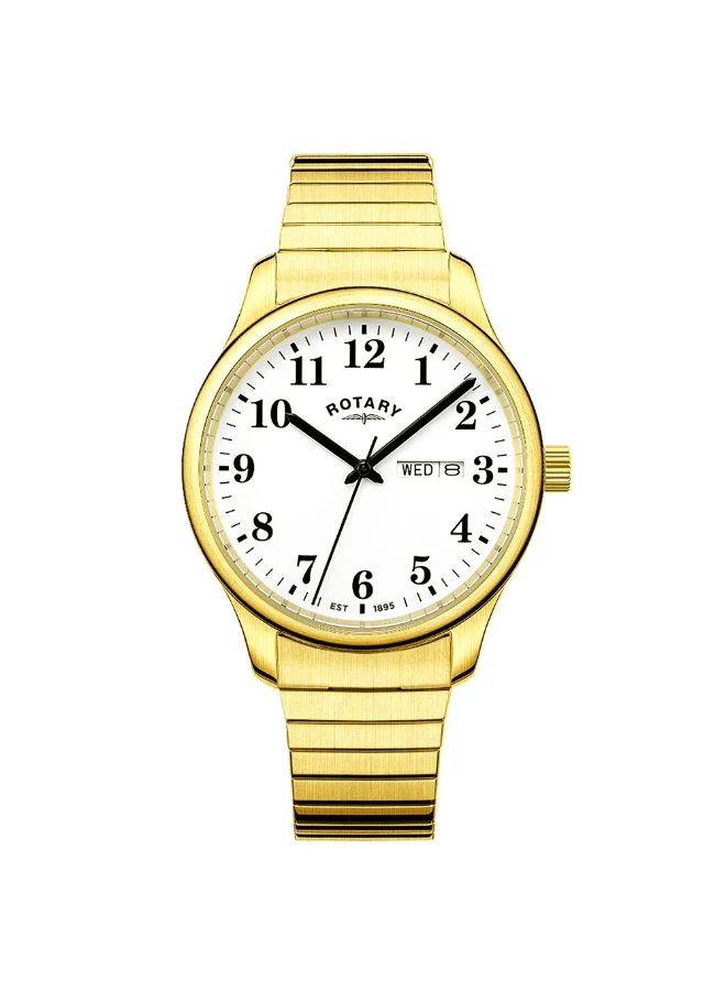 Rotary Men's Heritage Altera Expander Bracelet Watch, Gold