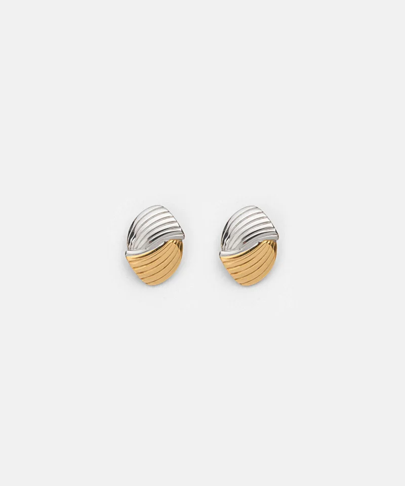 2 Pairs Stainless Steel Earrings