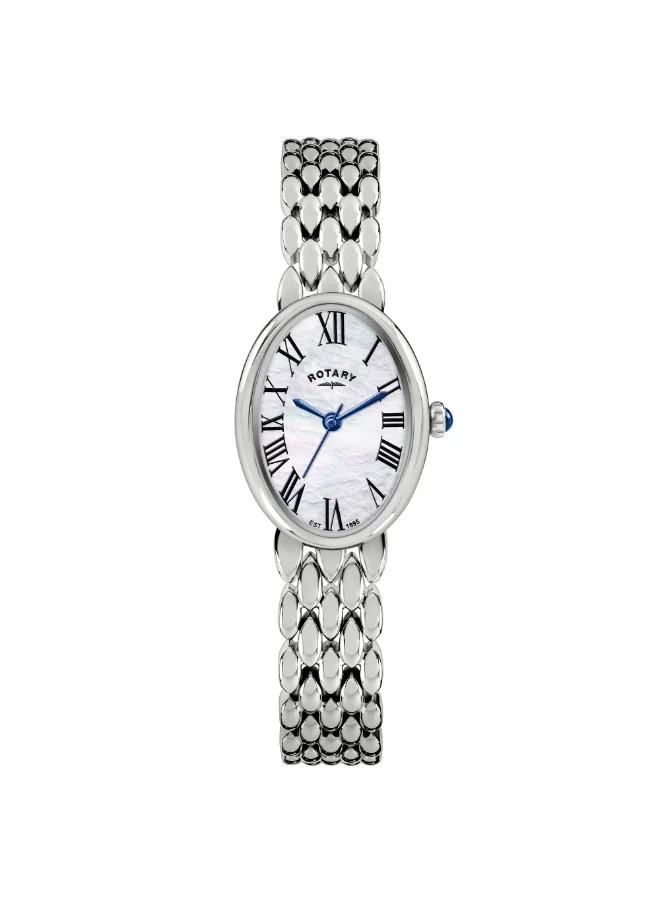Rotary Ladies Heritage Astoria Mother Of Pearl Dial Watch, Stainless Steel