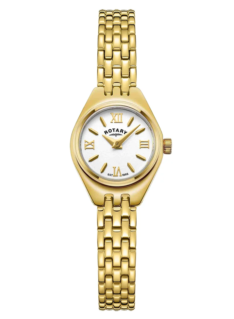 Rotary Ladies Cocktail Gold Plated Watch Gold