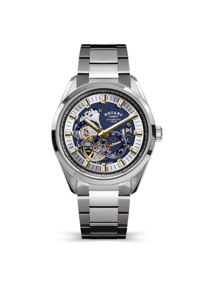 Rotary Men's Seamatic Eclipse 100M Water Resistant Stainless Steel Watch