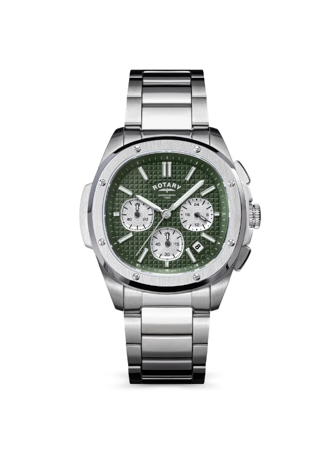 Rotary Men's Apex 100 Chronograph Watch Green