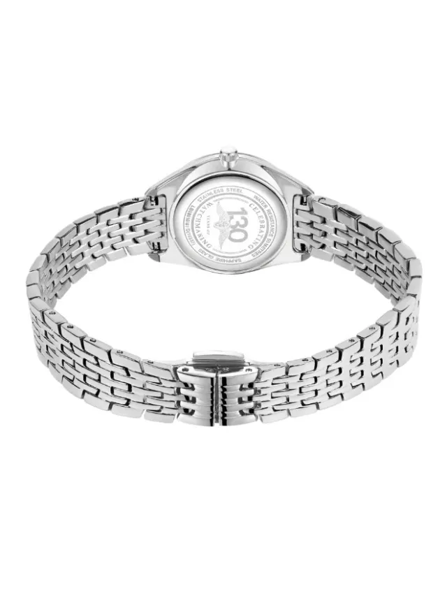 Rotary Women's Ultra Slim Stone Set Stainless Steel Watch, Mother of Pearl – image 4