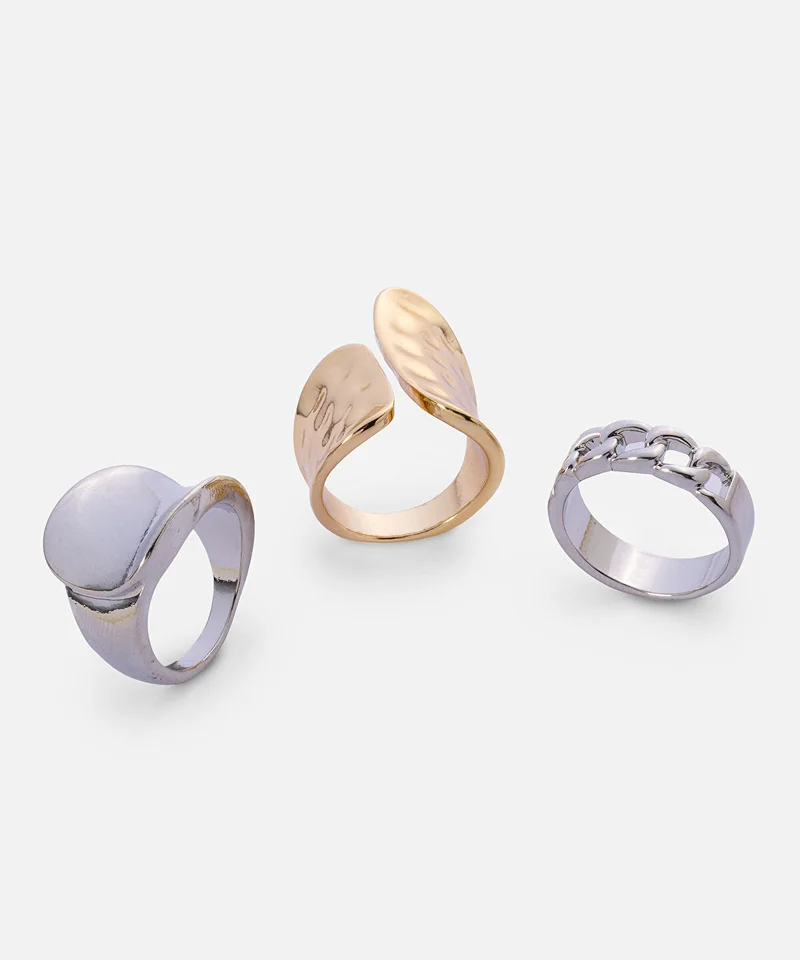 Pack of Three Combined Rings