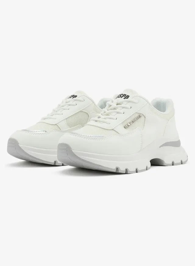 Women's Lightweight Trendy Low-Top Sneakers White – image 4