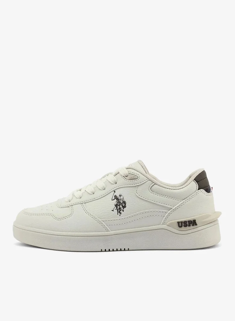 حذاء سنيكرز U.S. Polo Assn. نسائي SHARK GLB 6FX كاجوال برباط بيج