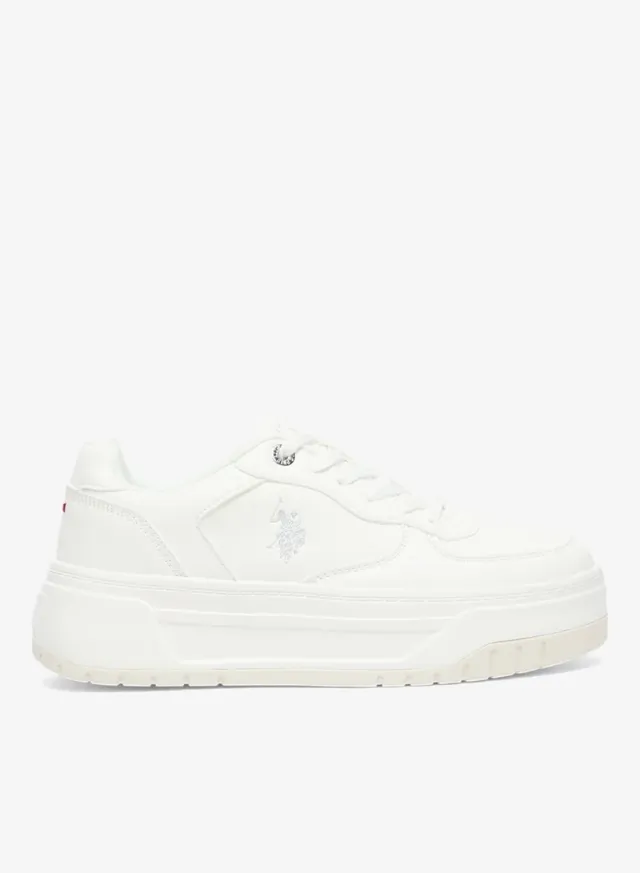 Women's Chunky Low-Top Sneakers Beige – image 2