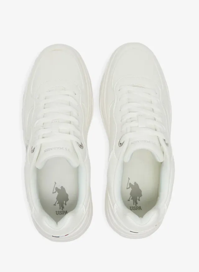 Women's Chunky Low-Top Sneakers Beige – image 6