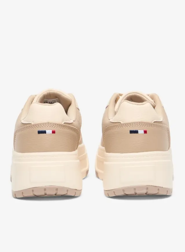 Women's Chunky Low-Top Sneakers Beige – image 5
