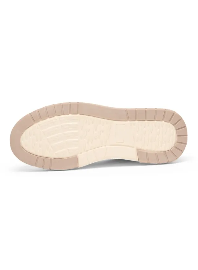 Women's Chunky Low-Top Sneakers Beige – image 9