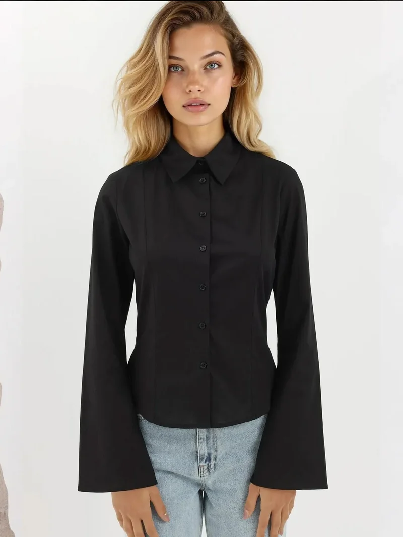 Fitted Long Sleeve Shirt