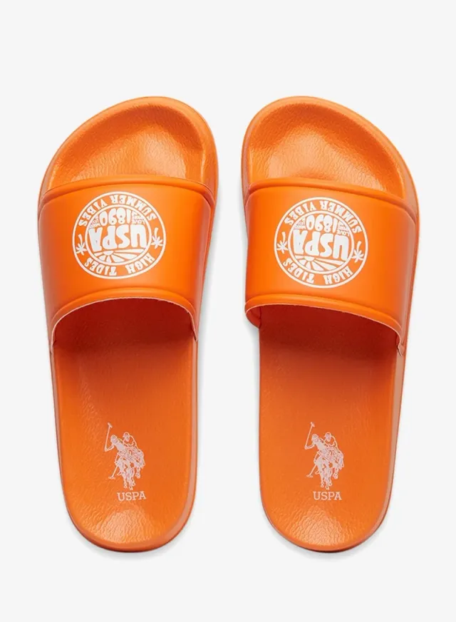 Women's Comfortable Lightweight Slides Orange – image 5