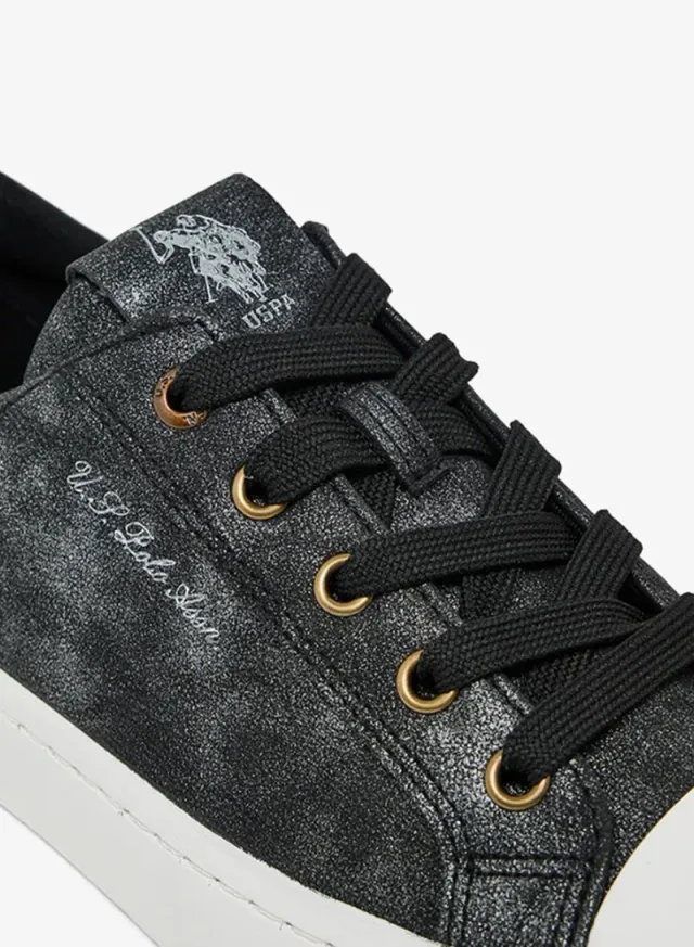 سنيكرز نسائي U.S. Polo Assn Dolly GLB 5PR أسود – صورة 2