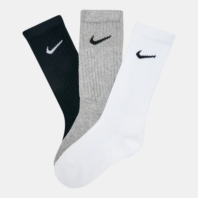 Cotton Crew Socks 3-Pack