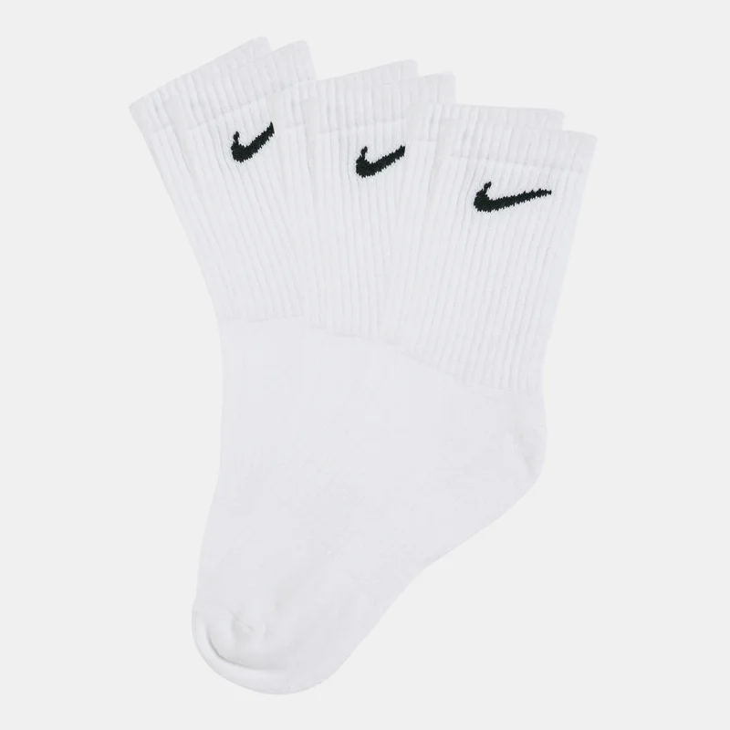 Cotton Crew Socks 3-Pack