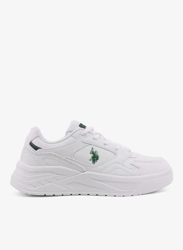 سنيكرز بلاتفورم سميك نسائي U.S. Polo Assn. MARTHA GLB 6FX أبيض – صورة 2