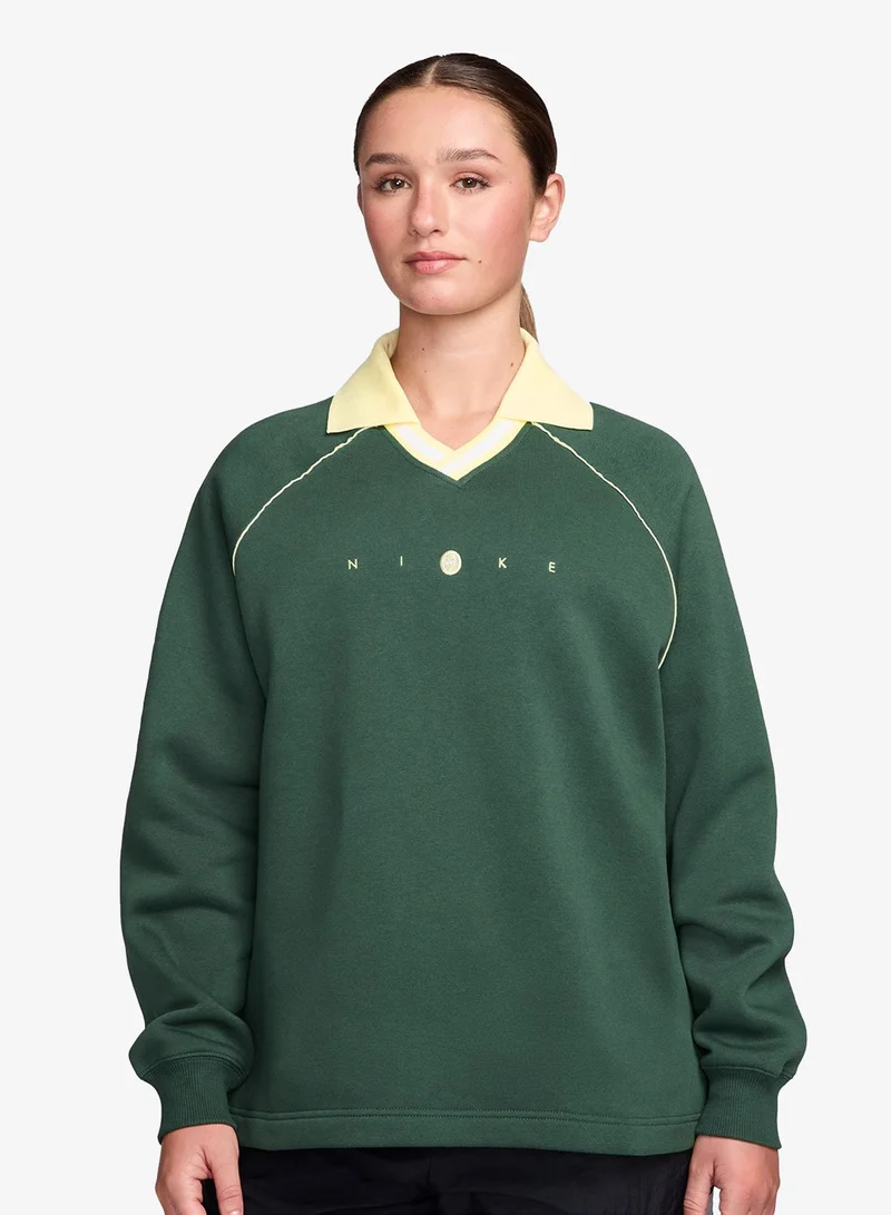 Phoenix Fleece Oversized Polo