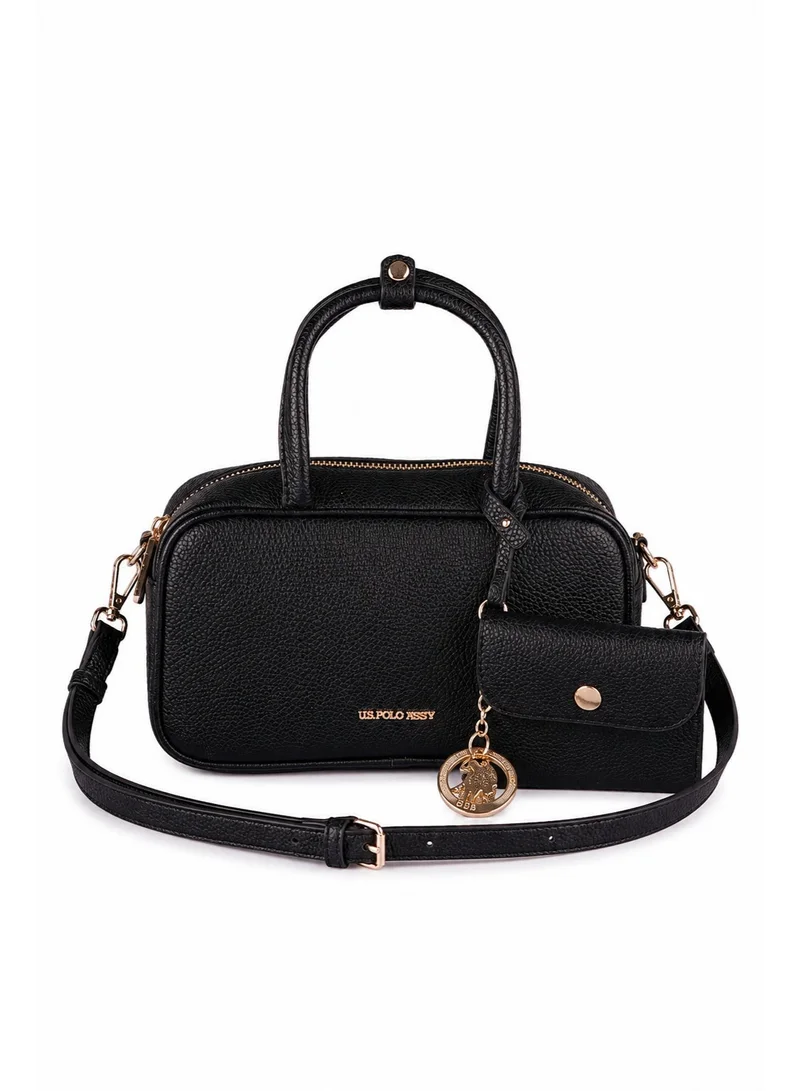 U.S. Polo Assn. Women's Large Leather Hobo Tote Shoulder Bag