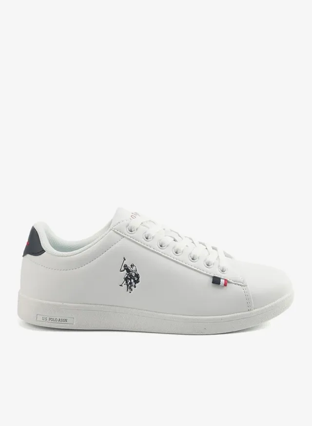 Women's Lace-Up Sneakers Navy/Red – image 2