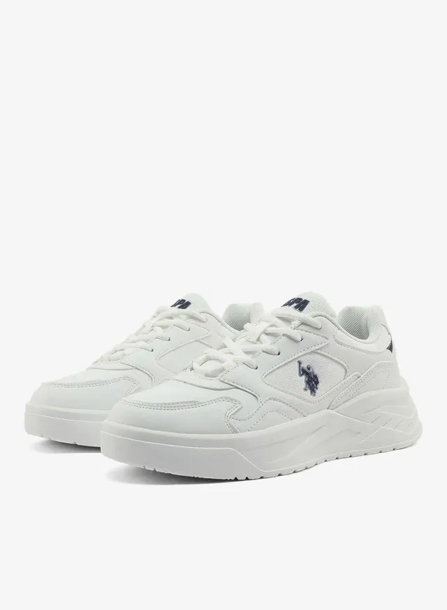 Women's Chunky Low-Top Sneakers White – image 4