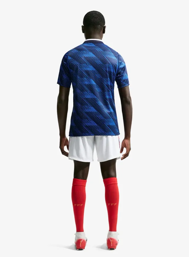 France 2026 Home Football Shorts - White with Metallic Copper Accents – image 2