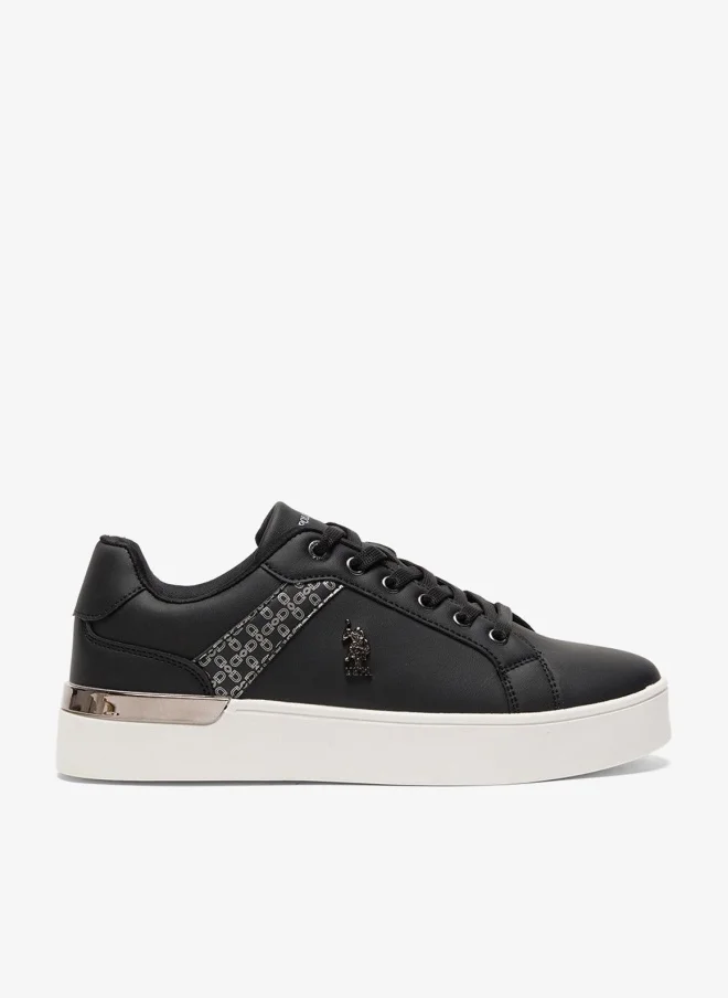 Women's Low-Top Sneakers, Black