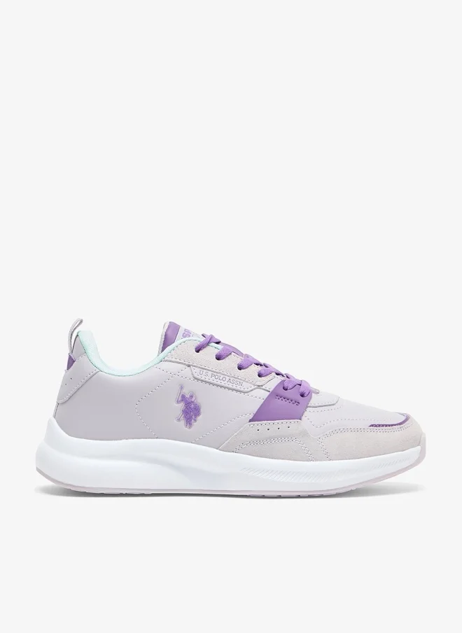 Women's Lightweight Sneakers Lavender and Mint