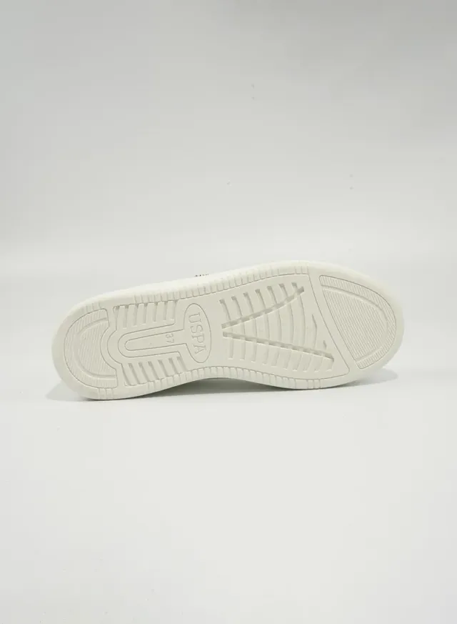 White Low-Top Lace-Up Casual Sneakers for Women – image 6