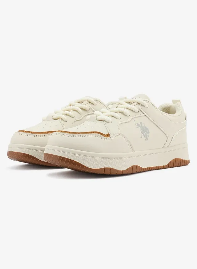 Women's Low-Top Sneakers Beige – image 5