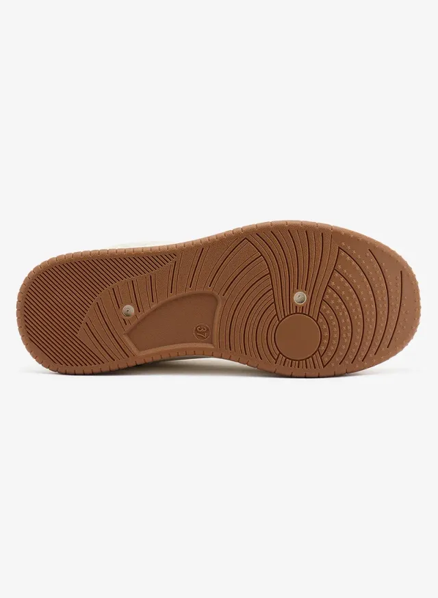 Women's Low-Top Sneakers Beige – image 7
