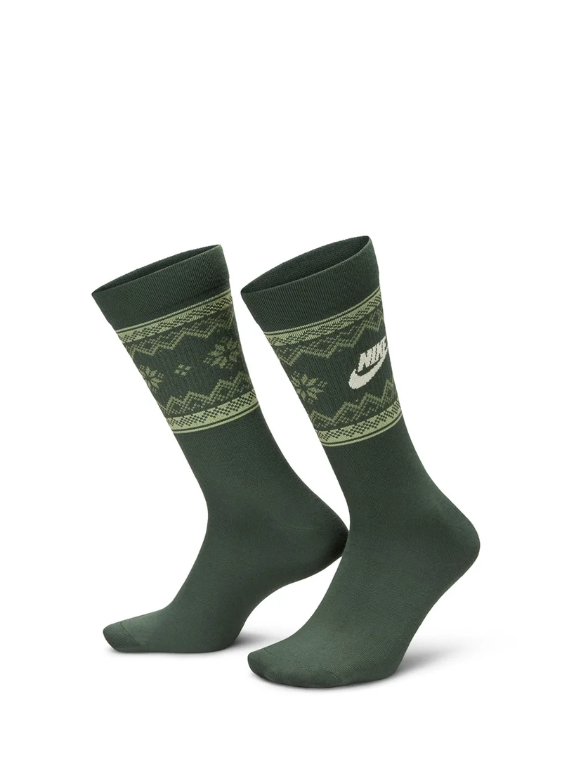 Nike Fair Isle Everyday Crew Socks