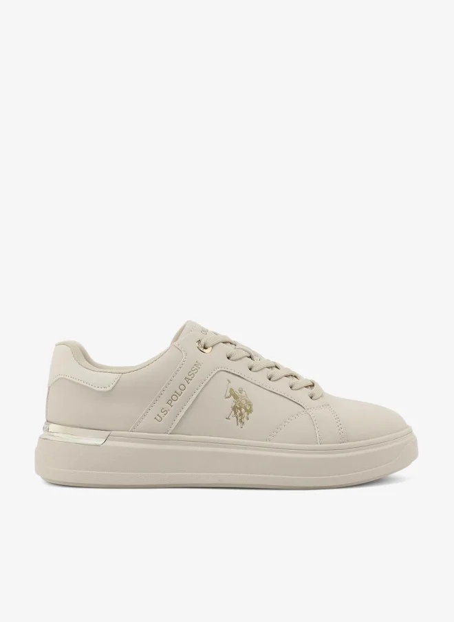 U.S. Polo Assn. Alson Women's Low Top Sneaker White