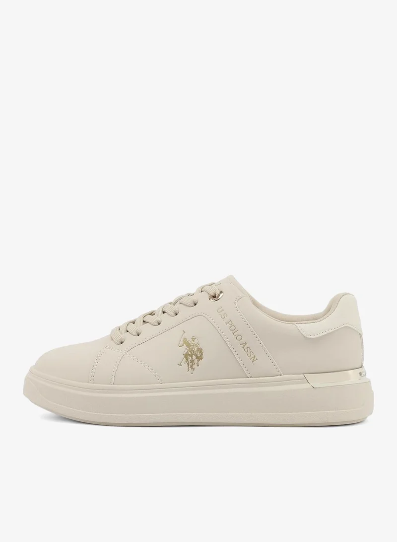 سنيكرز نسائي قصير U.S. Polo Assn. Alson أبيض