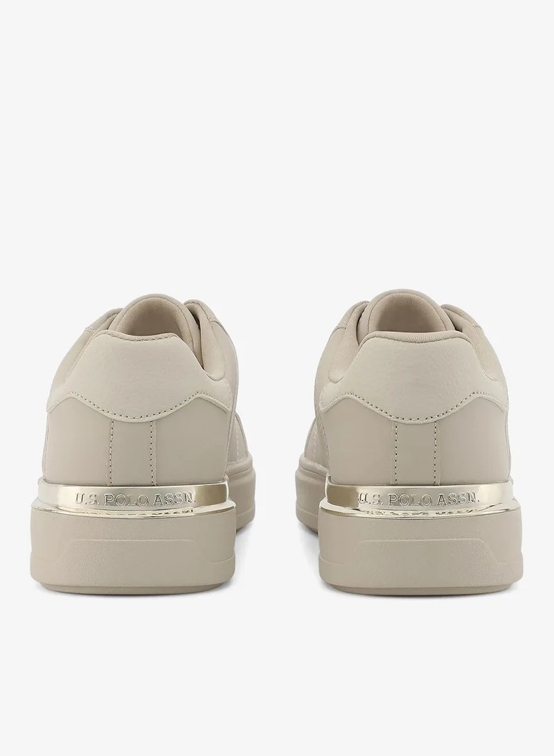 سنيكرز نسائي قصير U.S. Polo Assn. Alson أبيض