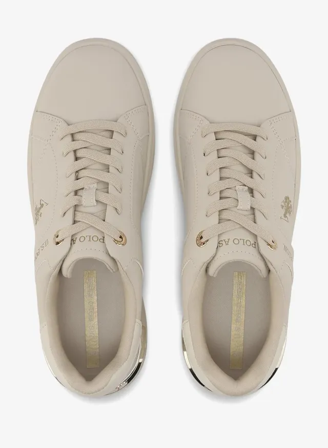 سنيكرز نسائي قصير U.S. Polo Assn. Alson أبيض – صورة 5