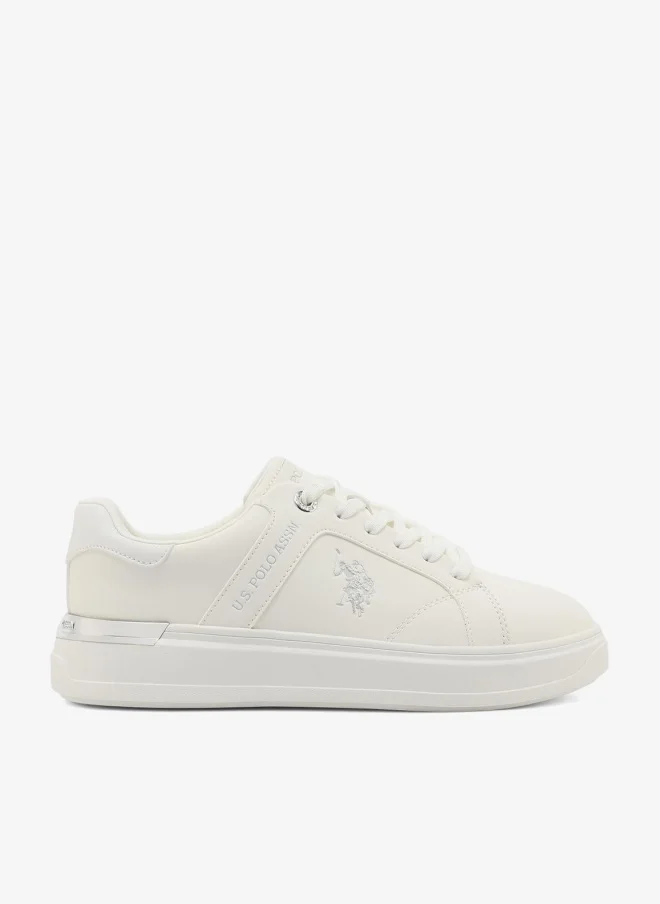 U.S. Polo Assn. Alson Women's Low Top Sneaker White