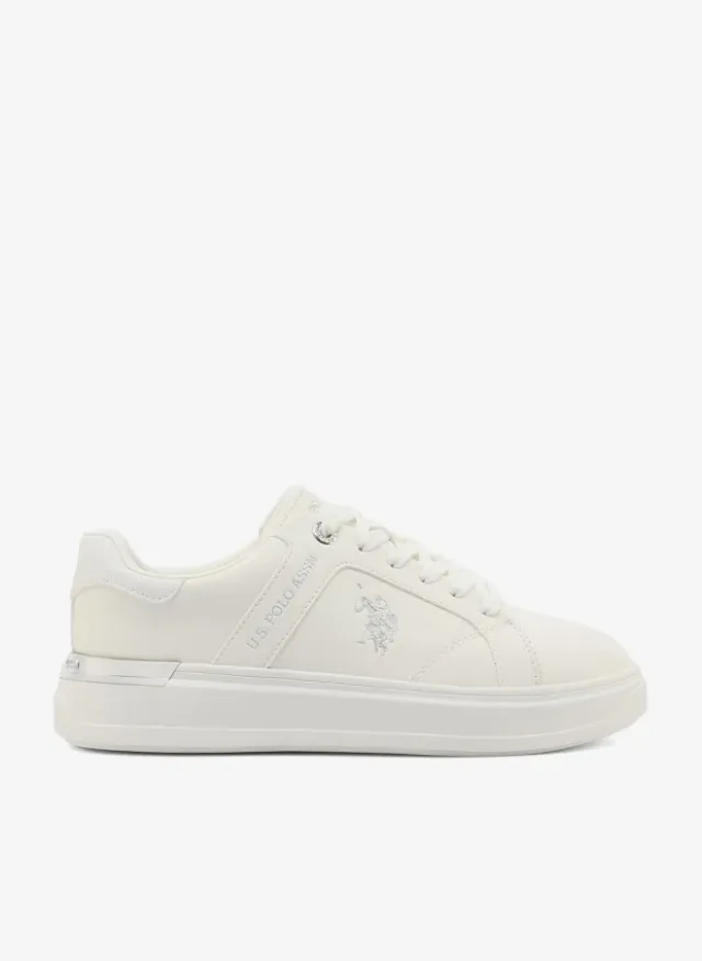 U.S. Polo Assn. Alson Women's Low Top Sneaker White