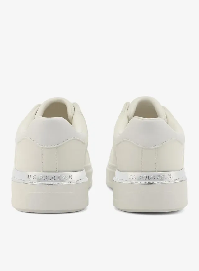 U.S. Polo Assn. Alson Women's Low Top Sneaker White – image 3