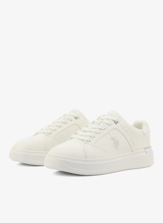 U.S. Polo Assn. Alson Women's Low Top Sneaker White – image 4
